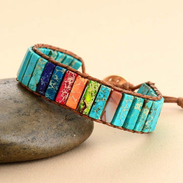 Boho Stone Chakras Bracelet-Your Soul Place